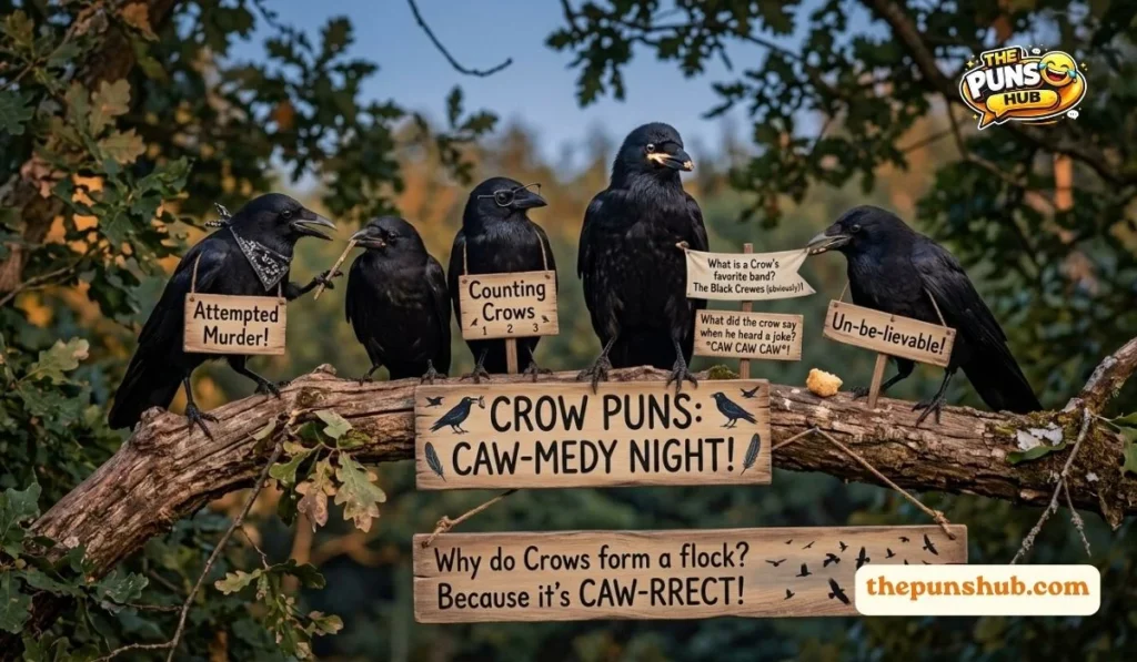Funny Crow Puns