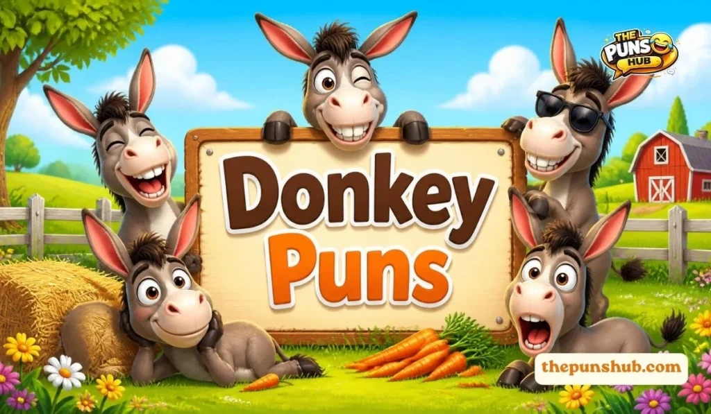 Funny Donkey Puns